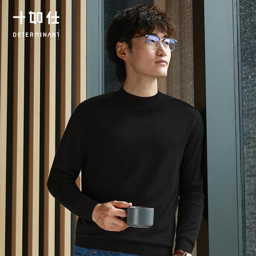 【人气爆款】秋冬新品可机洗高端美利奴羊毛长袖圆领/半高领/高领毛衣-FS03/04/05 商品图2