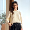 OLrain欧芮儿2025新款秋季法式镂空圆领宽松套头毛衣羊毛衫上衣女 商品缩略图2