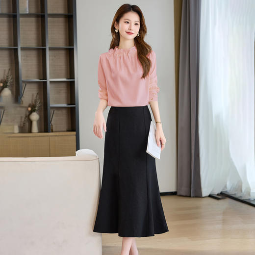 HR HBLJRA1075-6气质女神范套装精致职业装轻熟风套装裙 商品图3