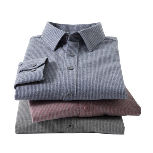 【含绵羊毛】罗蒙秋冬长袖衬衫男士双面磨毛厚款休闲百搭商务通勤长袖衬衣 商品图12