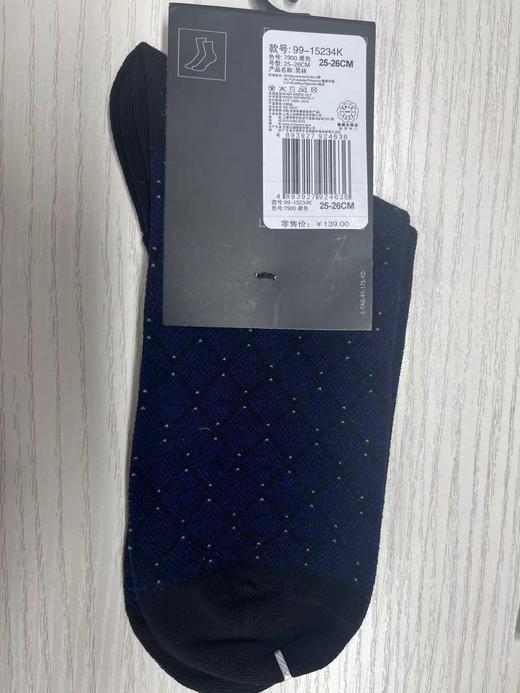 (清仓款，不退换，部分货品无原包装袋，如图所示，介意者慎拍）SCHIESSER德国舒雅高端系列铂雅棉+聚酯+氨纶短颈口袜子实拍99/15234K 商品图1