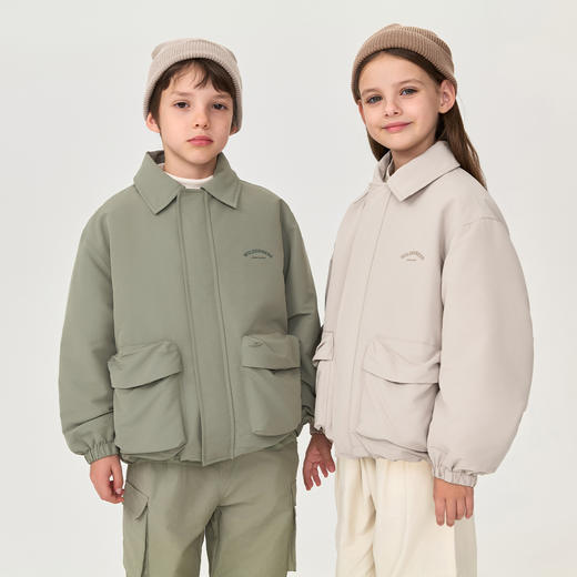 【无氟防泼水】马克珍妮男童城市轻户外夹棉工装秋装新款551238 商品图2