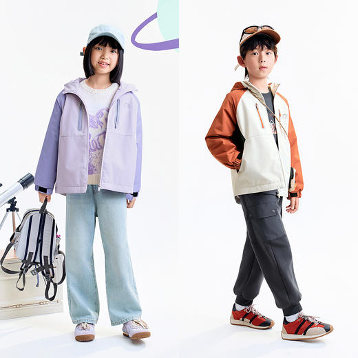 【实体店同款】男女童短款棉衣冬季新款安奈儿童装AM545143 商品图3