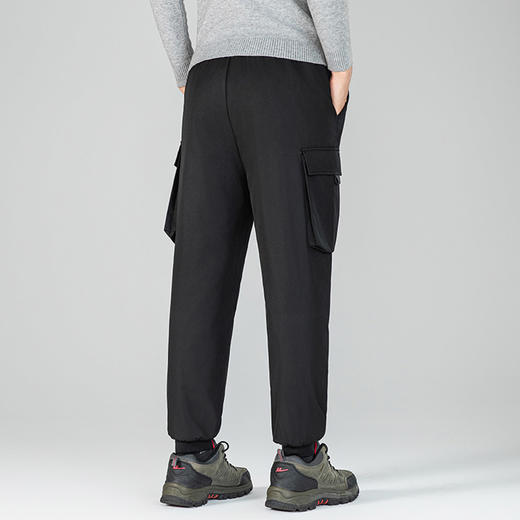 【鸭绒裤】罗蒙冬季男士休闲羽绒裤系带松紧腰设计时尚百搭通勤裤子直筒保暖户外 商品图2