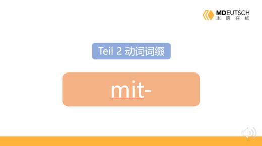 动词前缀 mit- 商品图0