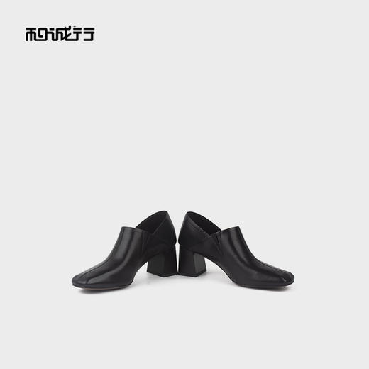 和诚行秋季新款时尚通勤百搭女式满口鞋1830056 商品图4