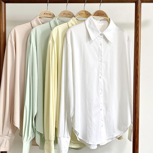 壁虎瑜伽【2508SY413】薄款高弹防晒衬衫【5天发货】 商品图4