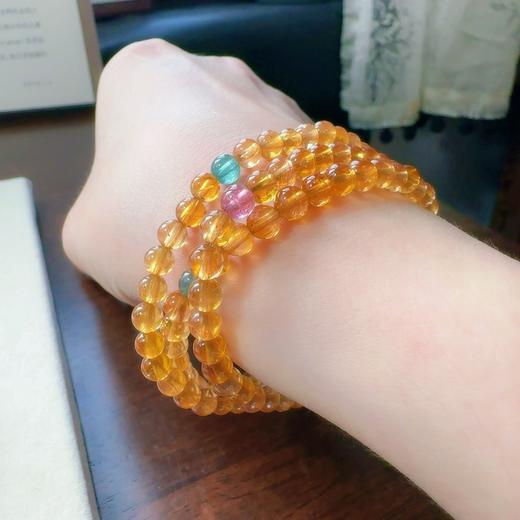 4.7mm多圈黄碧玺手串 商品图8