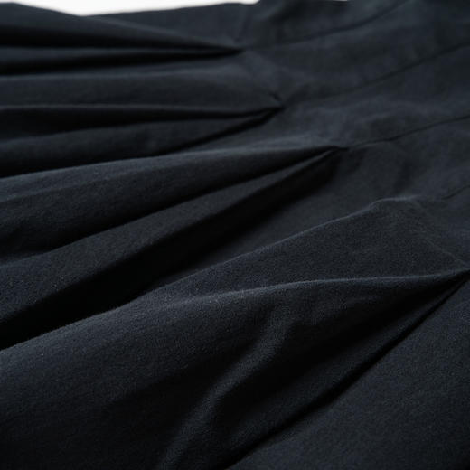 谜底百褶半身裙2025秋新款通勤纯色百搭高腰显瘦中长裙25CMB5010 商品图3