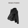 ROMI STUDIO“率性朋克”牛皮革柔软舒适竖腰线皮外套 RWCWWG5155 商品缩略图2