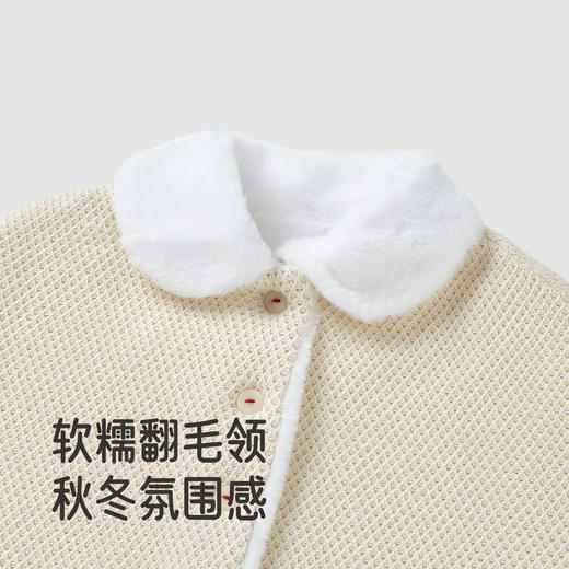 【高定系列】英氏女童秋冬山羊绒A类斗篷披风外搭保暖御寒防风 商品图3