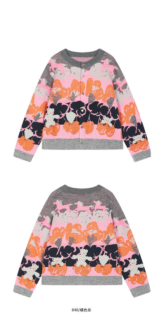 Jnby 25年秋款   短款开襟针织衫  1P9313500 商品图10