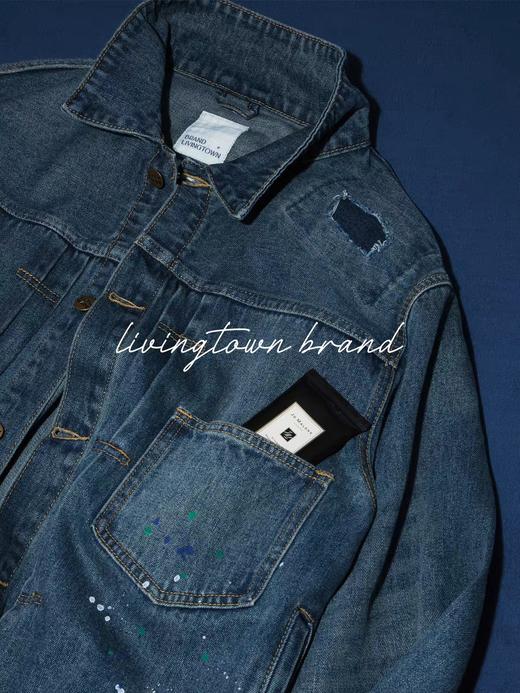 LIVINGTOWN/LT全棉破坏牛仔夹克 商品图1