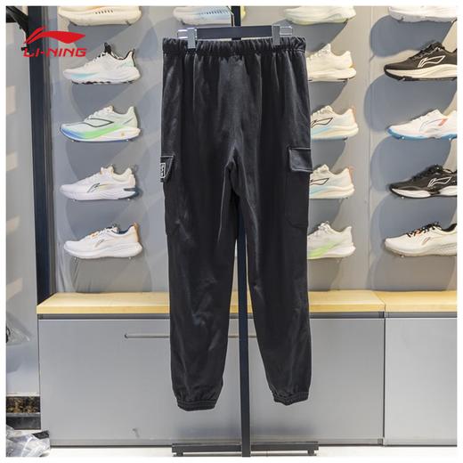 李宁卫裤男子2025秋季新款反伍BADFIVE束脚宽松运动长裤AKLVC07 商品图5