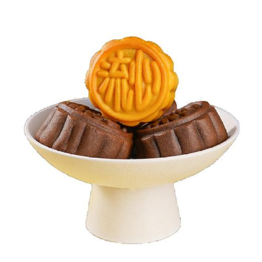 【新品上新】港式风味流心奶黄月饼礼盒装 巧克力爆浆月饼糕点 中秋送礼 商品图4