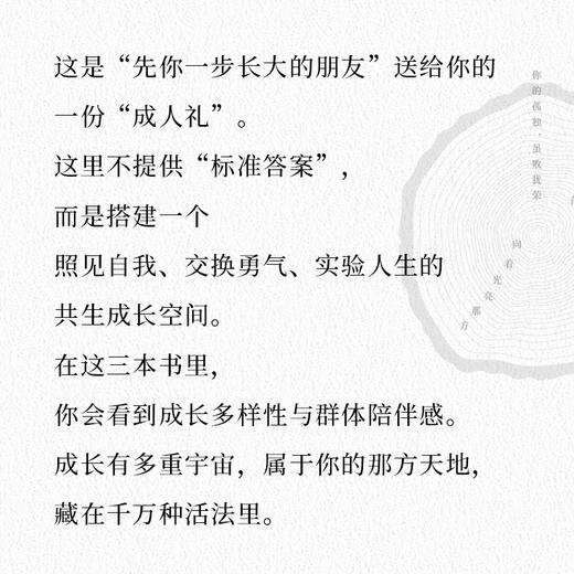 刘同成长系列《谁的青春不迷茫》《你的孤独虽败犹荣》《向着光亮那方》 商品图4
