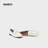 和诚行2025秋季平底休闲乐福鞋复古单鞋女一脚蹬小皮鞋0010850 商品缩略图4