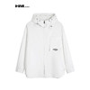 HIM漢崇 潮流字母绣花章连帽夹克简约白色休闲长袖外套 2025秋季 商品缩略图0