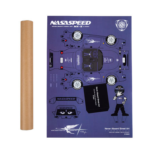 STA 2025 S.LAB NASA 赛道日系列汽车模型海报 商品图4