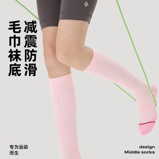 （49.9任选3件）Renaissance女袜运动小腿袜跑步跳绳美腿显瘦健身瑜伽肌能压缩袜（活动产品，收货7天内支持退换） 商品图5