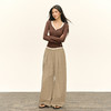Ariseism 美式复古宽松蕾丝腰头休闲裤女秋季新款长裤子 商品缩略图4