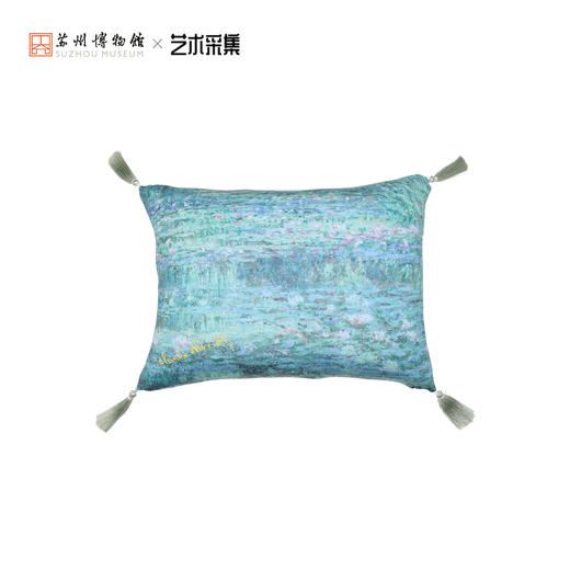 苏州博物馆 莫奈印象靠枕 商品图4