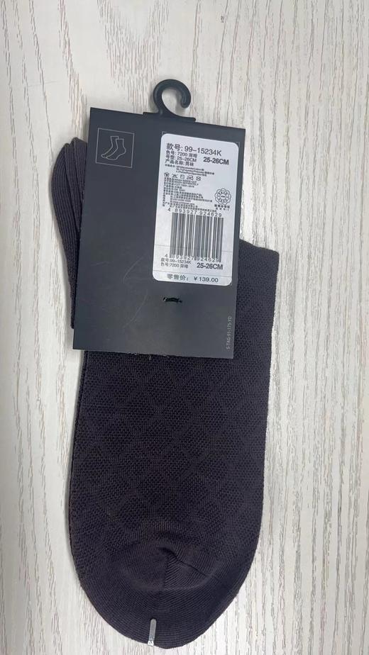 (清仓款，不退换，部分货品无原包装袋，如图所示，介意者慎拍）SCHIESSER德国舒雅高端系列铂雅棉+聚酯+氨纶短颈口袜子实拍99/15234K 商品图5