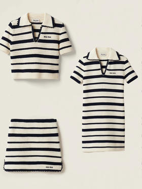 MIU-S 手工条纹针织系列.