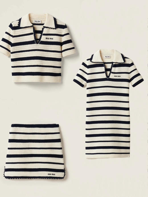 MIU-S 手工条纹针织系列. 商品图0