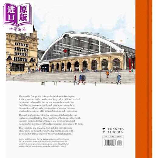 【中商原版】14趟旅程回顾英国铁路200年 Britains Railways in 14 Journeys 英文原版 Sherin Aminossehe 历史建筑 商品图1
