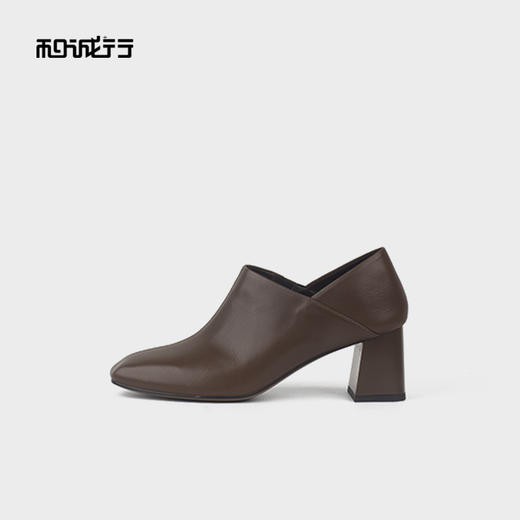 和诚行秋季新款时尚通勤百搭女式满口鞋1830056 商品图3