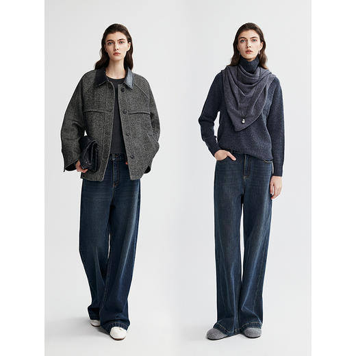 棉仓366619022-被子直筒牛仔裤 商品图4