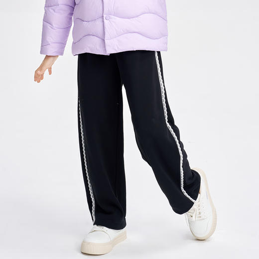 笛莎Deesha 2025秋季新款女童时尚休闲香蕉裤廓形长裤 商品图1