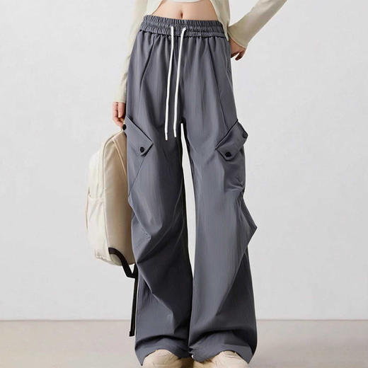 【蓝*同款限时清仓】 Schenvega情侣七防轻量弧线工装裤E50-999A 商品图2