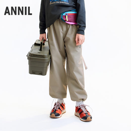 【实体店同款】男童全腰梭织长裤冬季新款安奈儿童装AB546119 商品图2