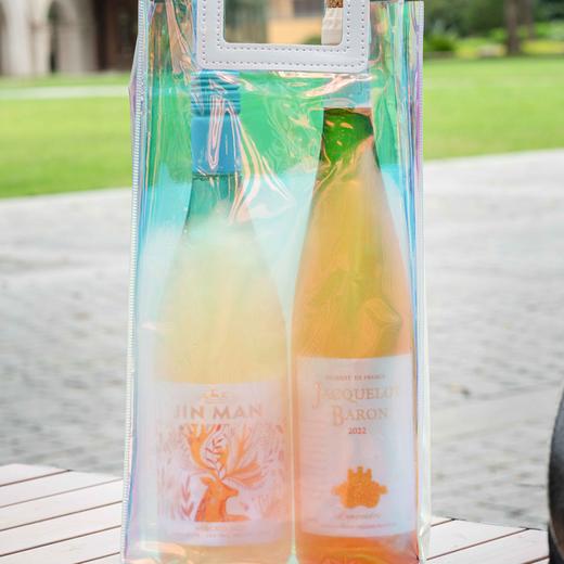 【法国/智利原瓶进口 干白+甜白】JACQUELOT BARON干白葡萄酒13%vol +JIN MAN甜白葡萄酒12%vol（ 750ml*2瓶送镭射手提高档冰袋） 商品图10