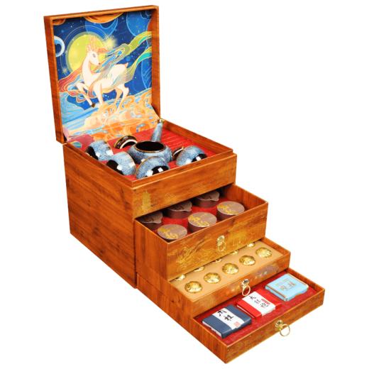 【我邀明月试新茶】强韵一路连升茶叶礼盒普洱大红袍 商品图11