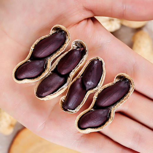 黑玉珍蒜香/原味黑花生米150g起正宗山东莱西黑皮花生仁下酒菜零食 商品图5