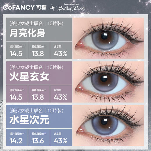 【日抛量贩装】COFANCY可糖高光日抛30片大小直径彩瞳隐形眼镜三明治美瞳舒适【下单即赠美瞳佩戴器】 商品图4