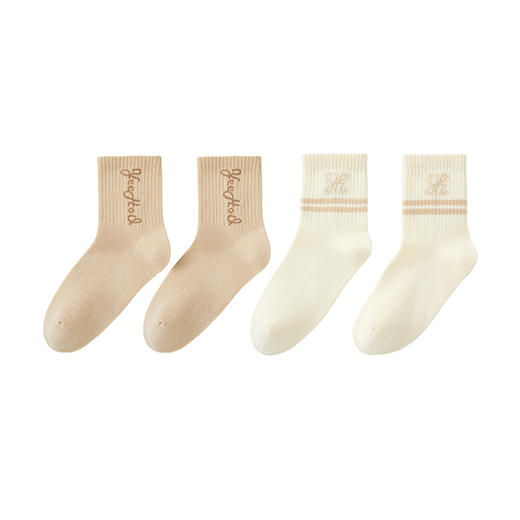 【老带新拼团19元】英氏儿童袜子夏季透气男童女童袜子两双装四季短袜 商品图4