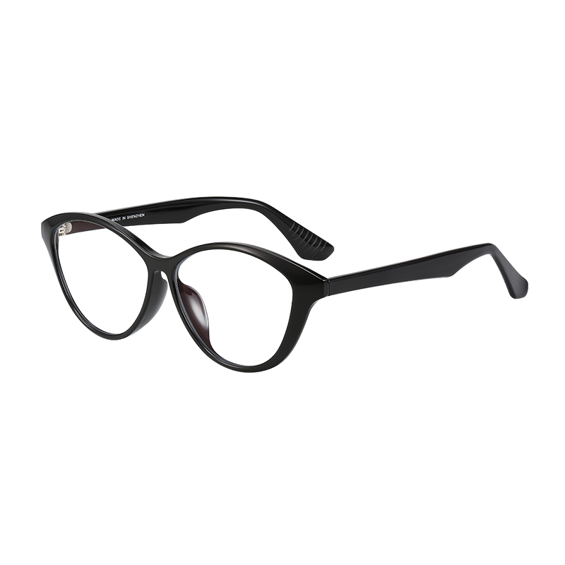 普莱斯光学镜框PRG24081A  TR+板材镜框 复古猫眼 男女同款 双色可选