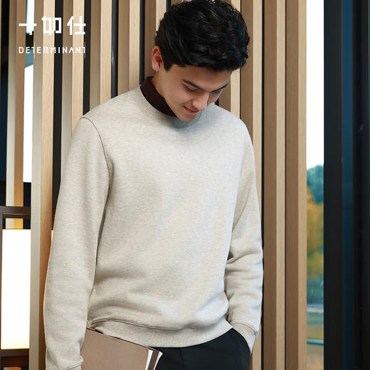 【FW新品】秋冬针织圆领牦牛绒圆领毛衣-FS06-02 商品图1