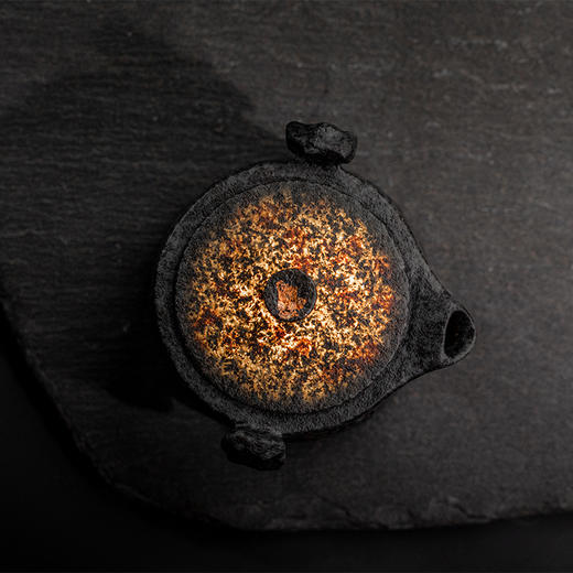 张文山冰碛岩乌冰花纹一壶两杯 商品图3