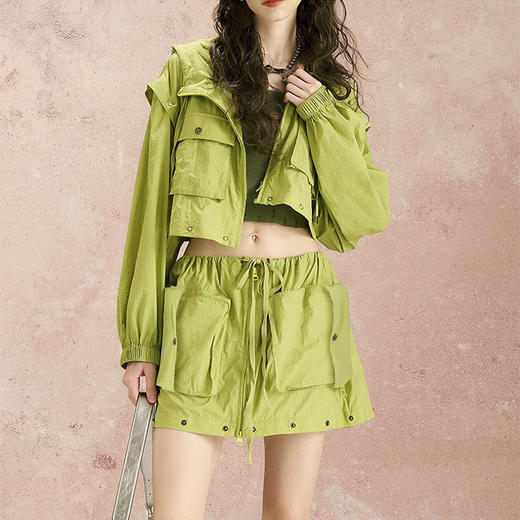 裁缝学苑AH57可拆卸两穿防晒衣轻薄防晒服夹克外套纸样女装上衣服装打板 商品图3