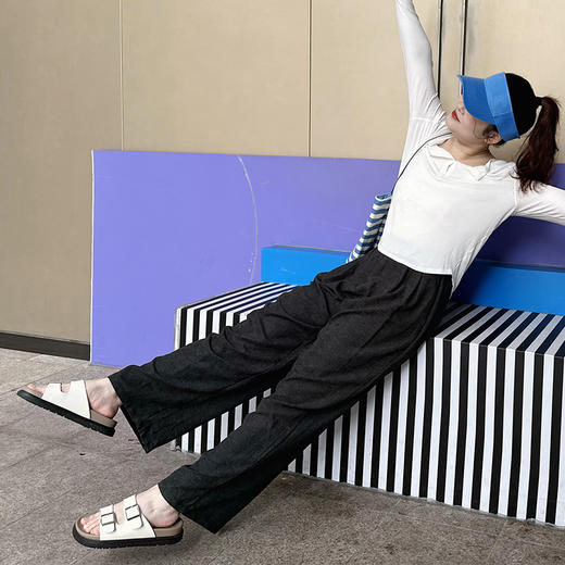 壁虎瑜伽【2508CK405】奶肤西装长裤【5天发货】 商品图3