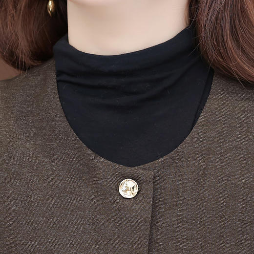 QYM 58C258507-Y时尚两件套裤高腰阔腿裤+木耳边褶皱马甲休闲套装 商品图3