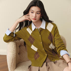 【严选】诗凡黎春秋毛衫开衫7G9133021