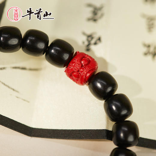 牛首山文创平安欢喜紫光檀生肖单圈手串男女节日礼物南京纪念品 商品图4