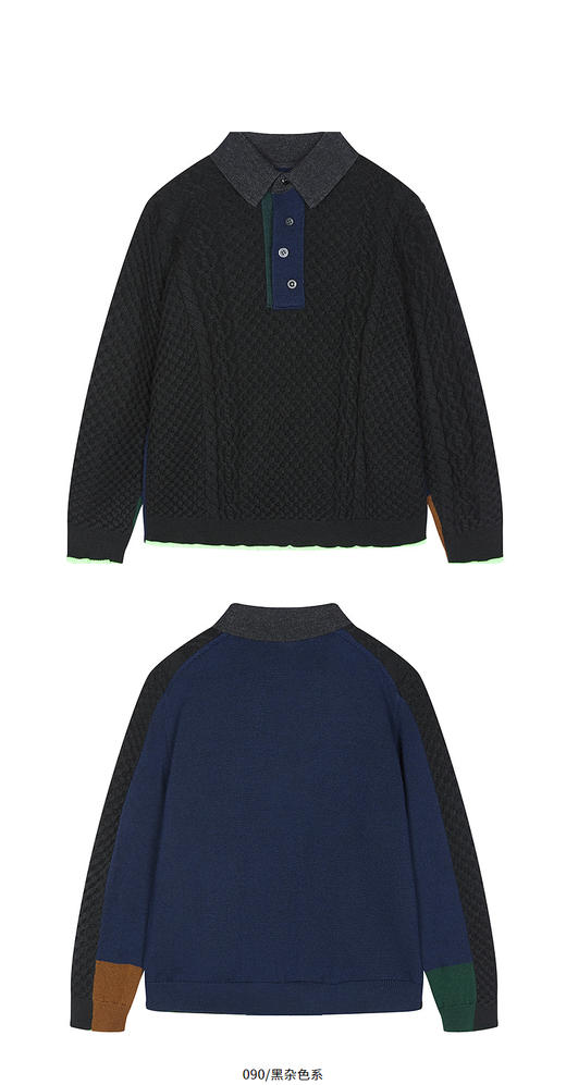 Jnby 25年秋款  长袖套头毛衫  1P9312510 商品图4