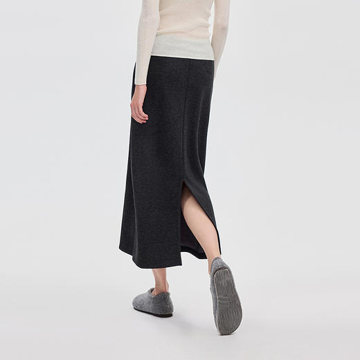 棉仓366699006-V领醋酸针织马甲+半裙 商品图1